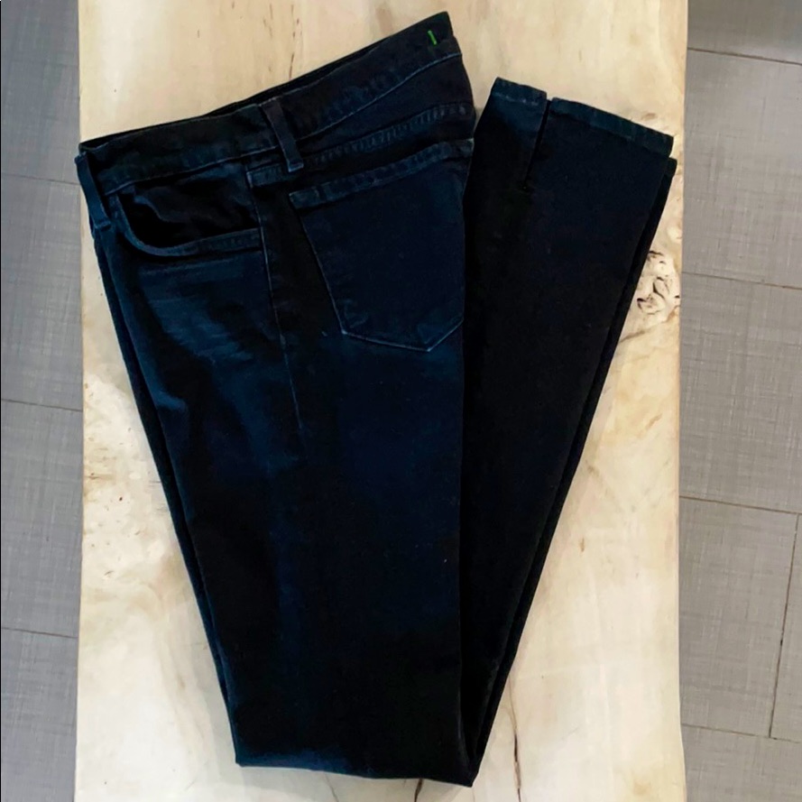 J Brand Black Skinny Jeans 33 Inch Inseam